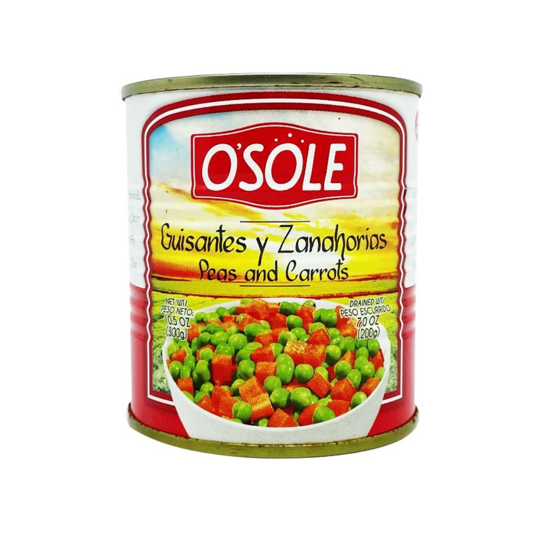 GUISANTES Y ZANAHORIAS OSOLE 300GR