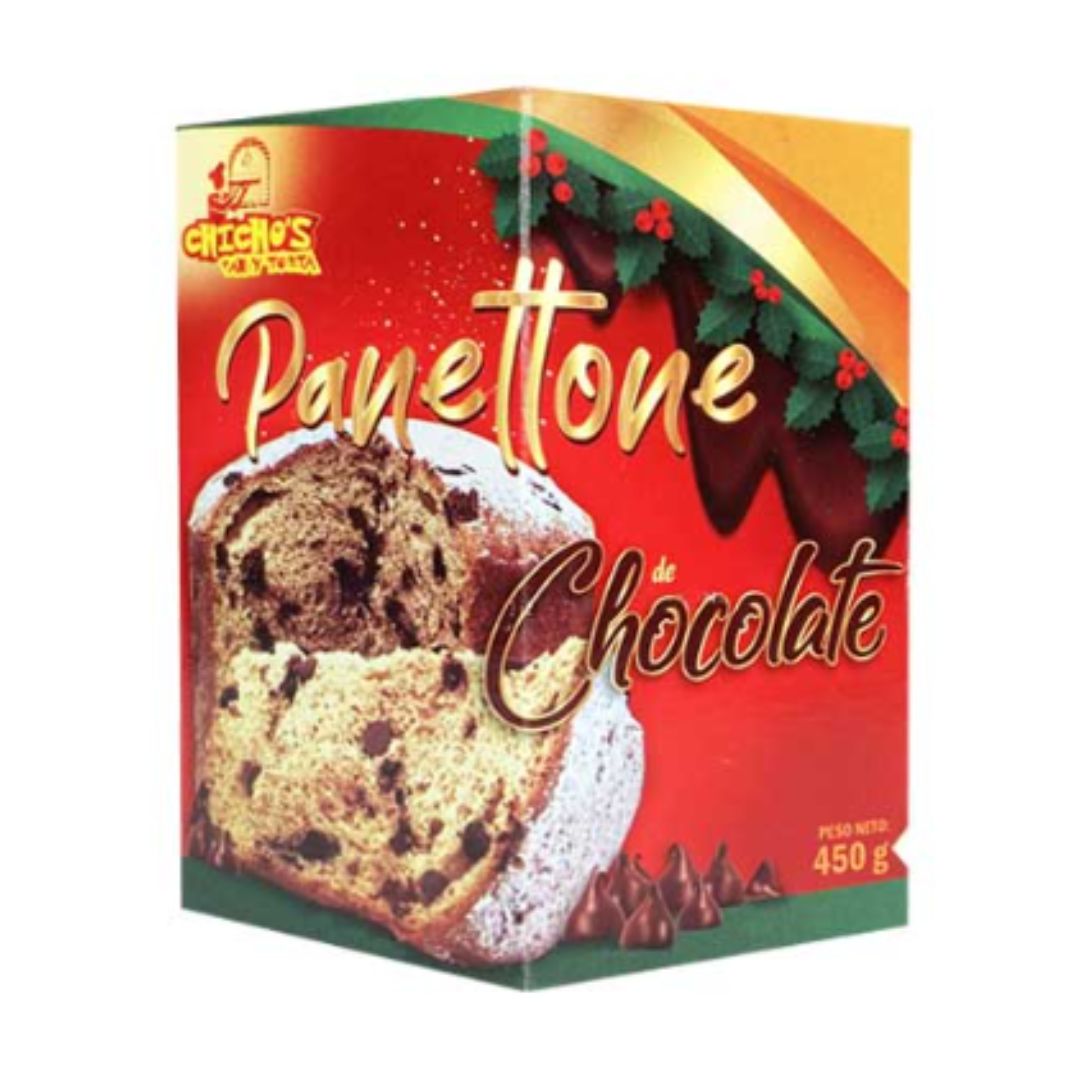 PANETTONE DE CHOCOLATE 450GR CON ESTUCHE