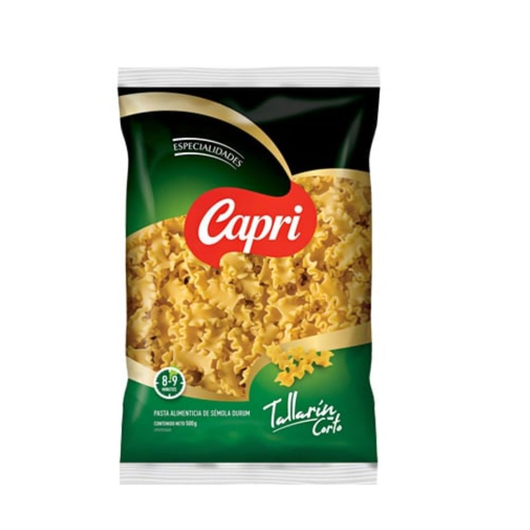 PASTA CAPRI TALLARIN CORTA 500 GR