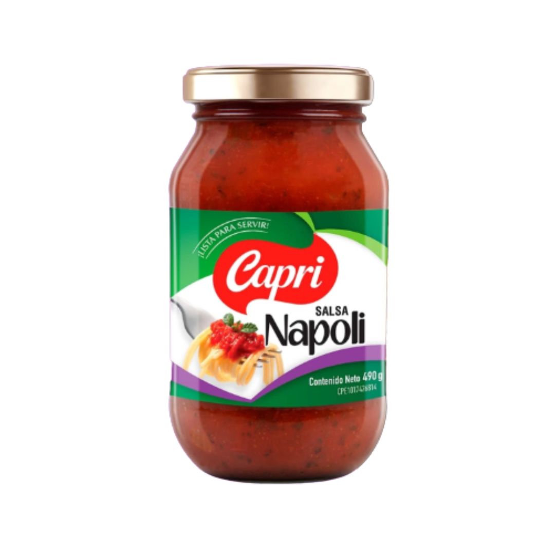 SALSA PARA PASTA NAPOLITANA CAPRI 490 GR