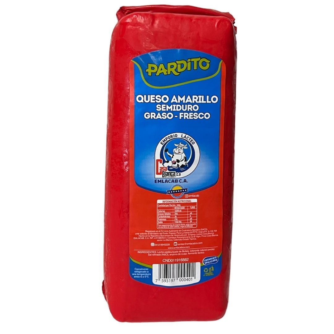 QUESO AMARILLO PARDITO C/KG