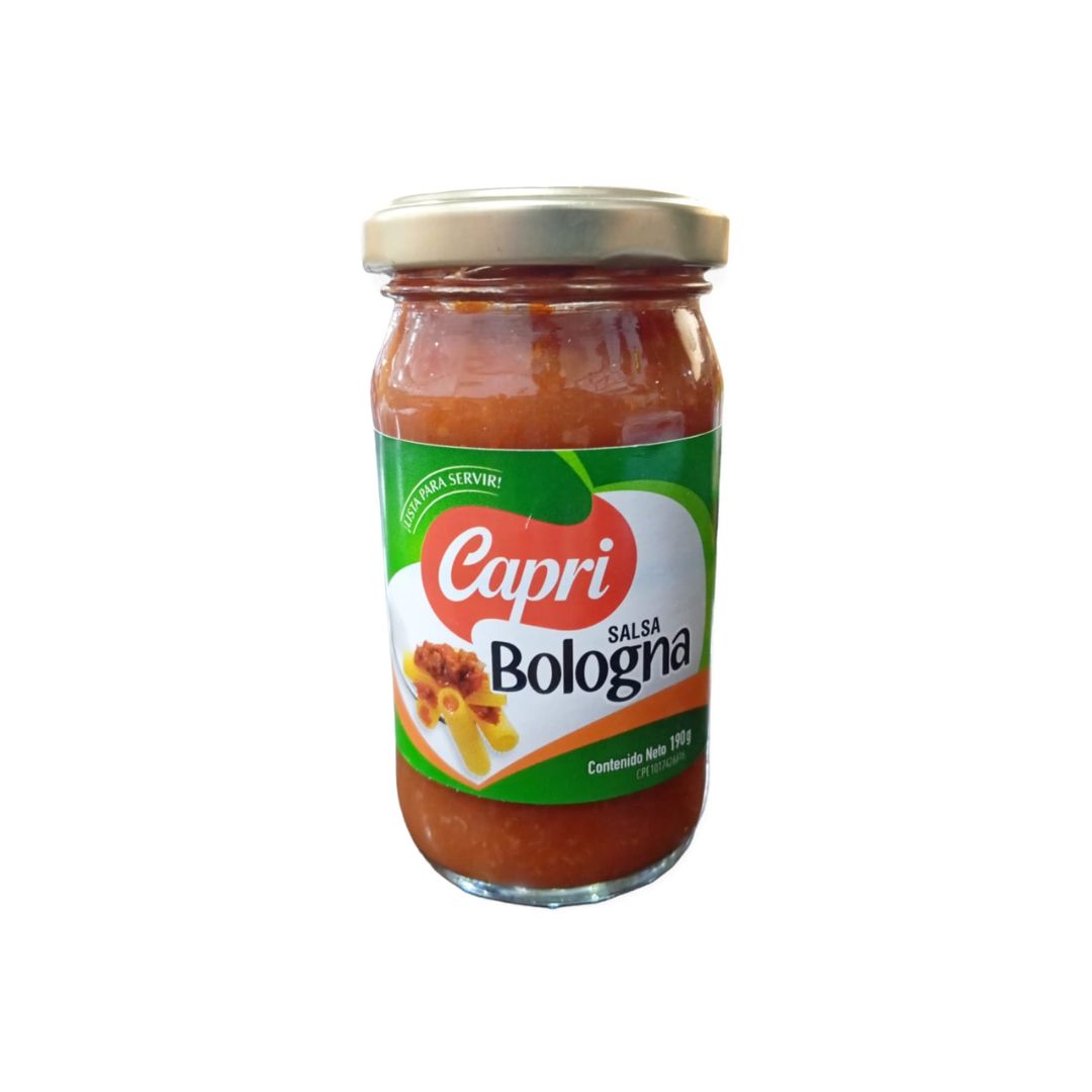 SALSA BOLOGNA CAPRI 190GR