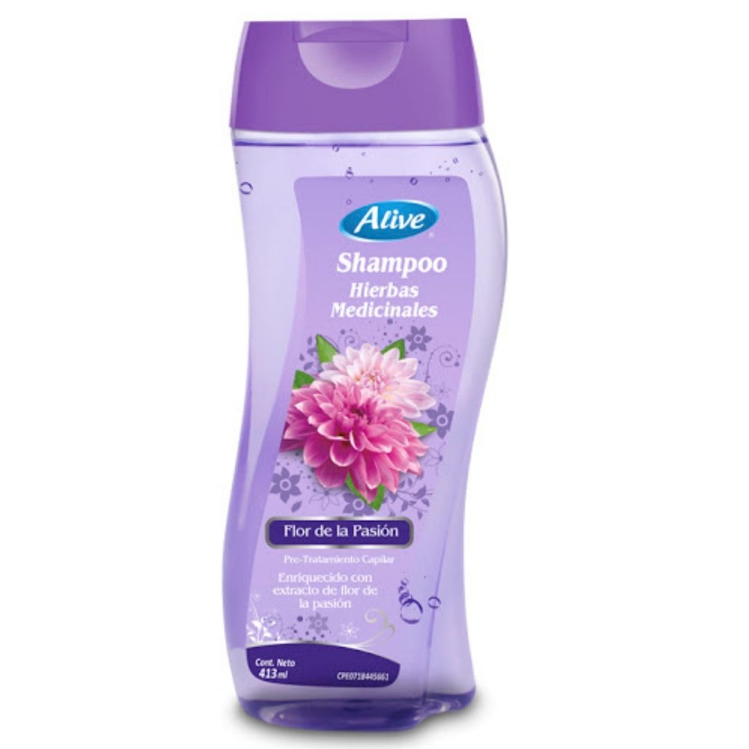 SHAMPOO ALIVE FLOR PASION 413ML