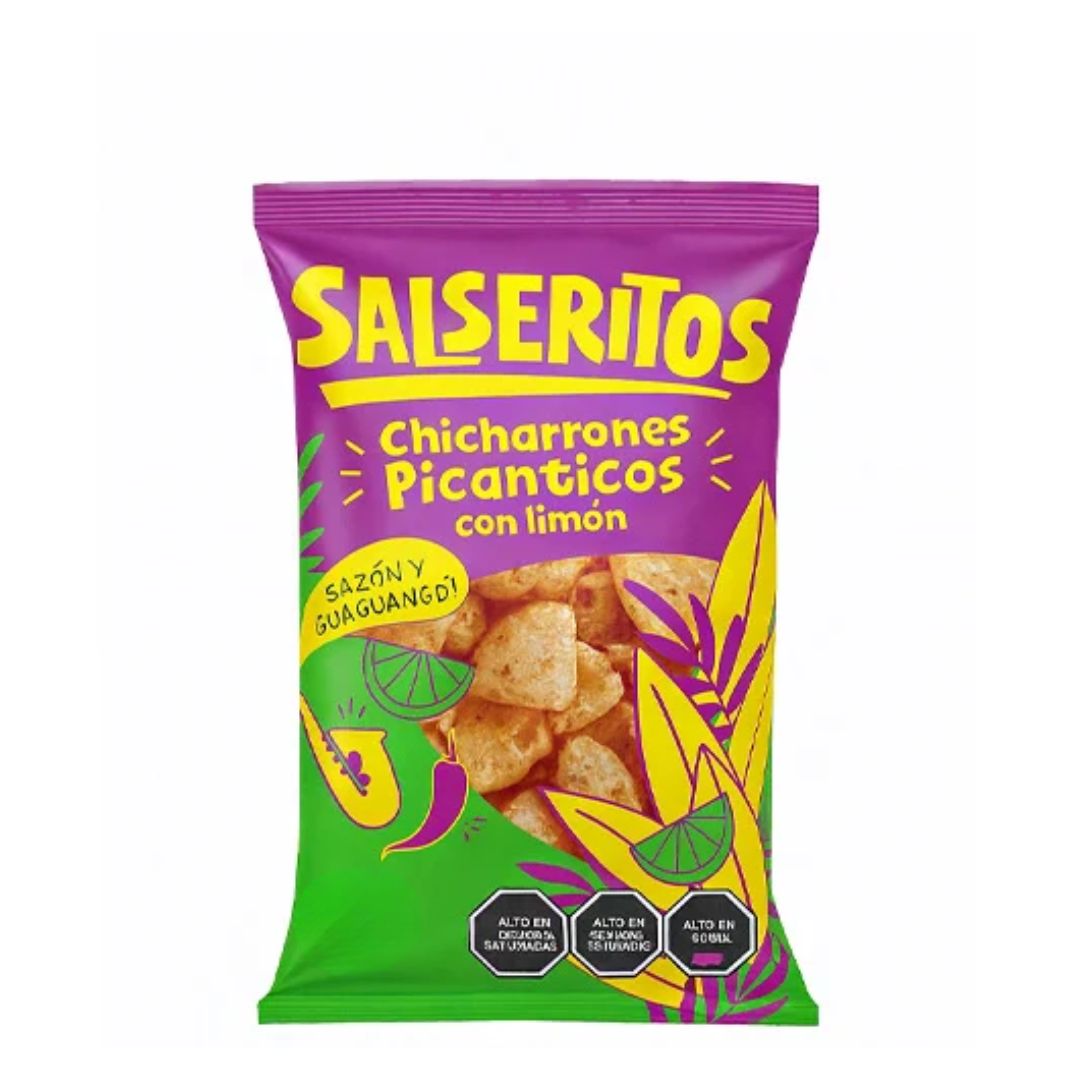 CHICHARRON PICANTICO CON LIMON SALSERITOS 60GR