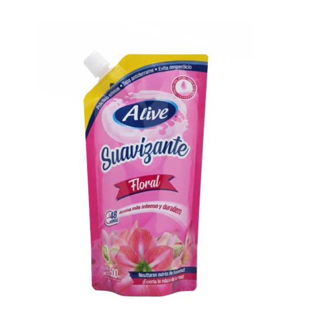 SUAVIZANTE ALIVE FLORAL 500ML