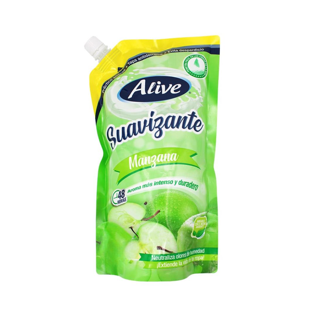 SUAVIZANTE ALIVE MANZANA 500ML