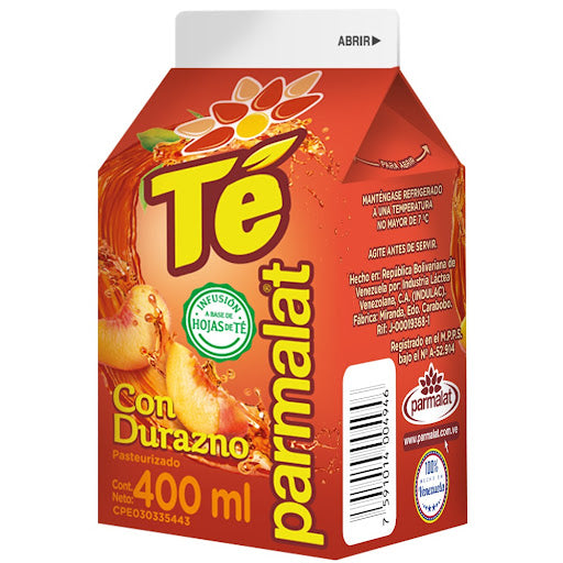 TE DURAZNO PARMALAT 400ML