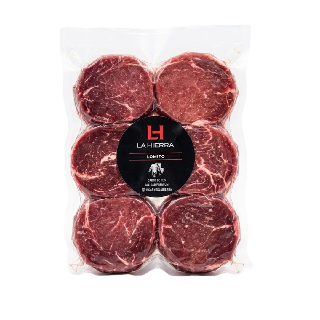 LOMITO EN MEDALLONES LA HIERRA 1.050 A 1.100KG APROXIMADO
