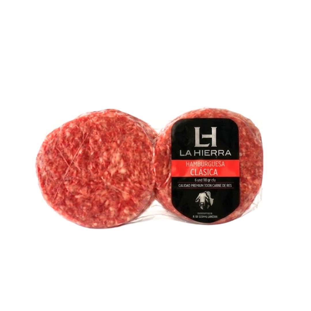 HAMBURGUESA CLASICA LA HIERRA 4UNx460GR