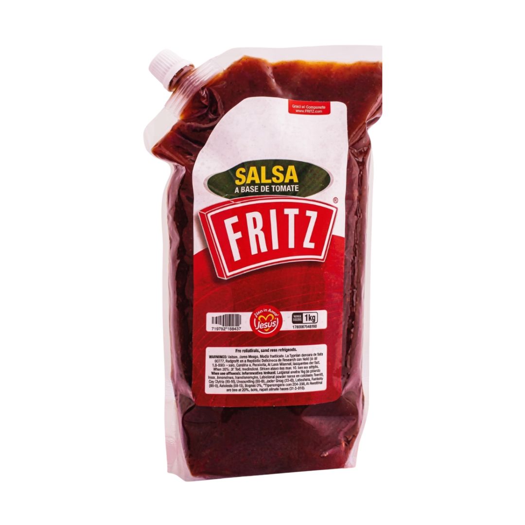 SALSA FRITZ A BASE DE TOMATE EN BOLSA 1KG