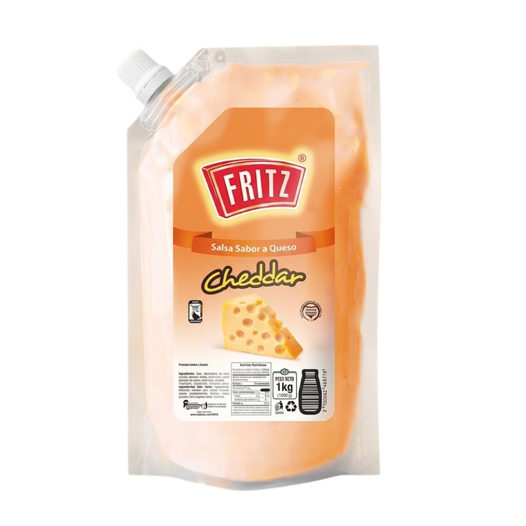 ADEREZO FRITZ SABOR A QUESO CHEDDAR BOLSA 1KG