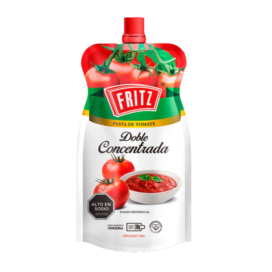 PURE DE TOMATE FRITZ DOBLE CONCENTRADO 310GR