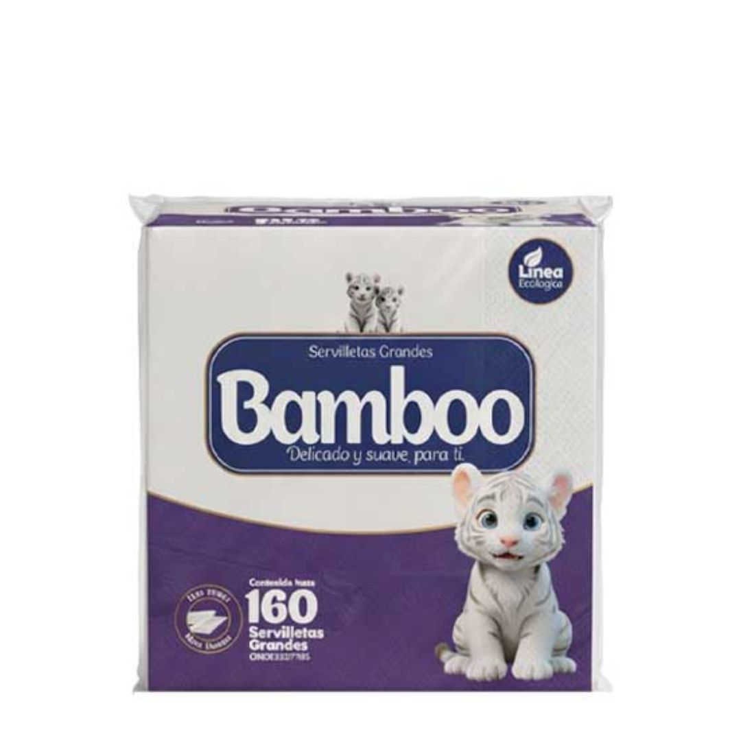 SERVILLETA BAMBOO GRANDE 160 HOJAS