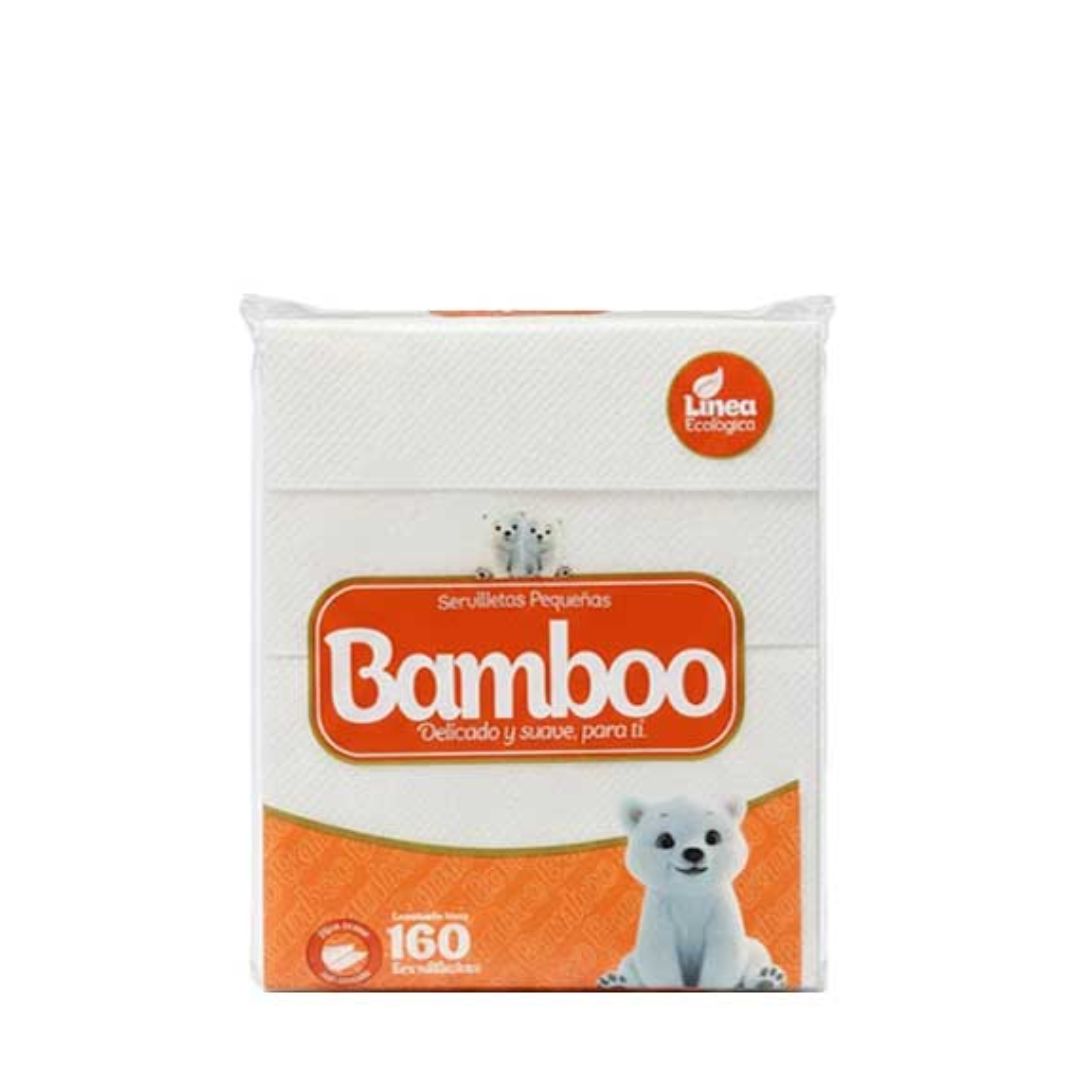 SERVILLETA BAMBOO PEQUEÑA 160 HOJAS