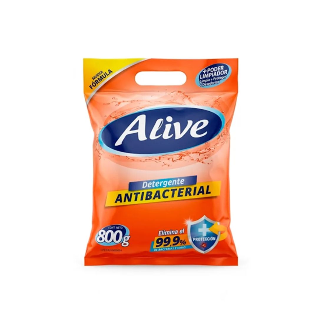 DETERGENTE ALIVE ANTIBACTERIAL 800GR
