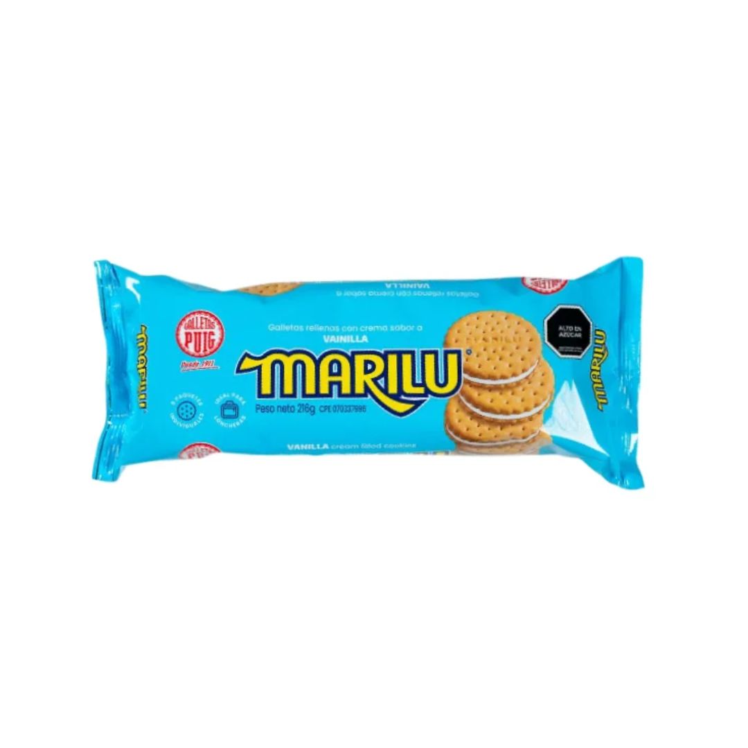GALLETA MARILU VAINILLA 216GR