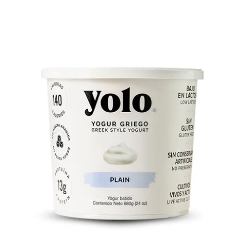 YOGUR YOLO PLAIN 680GR