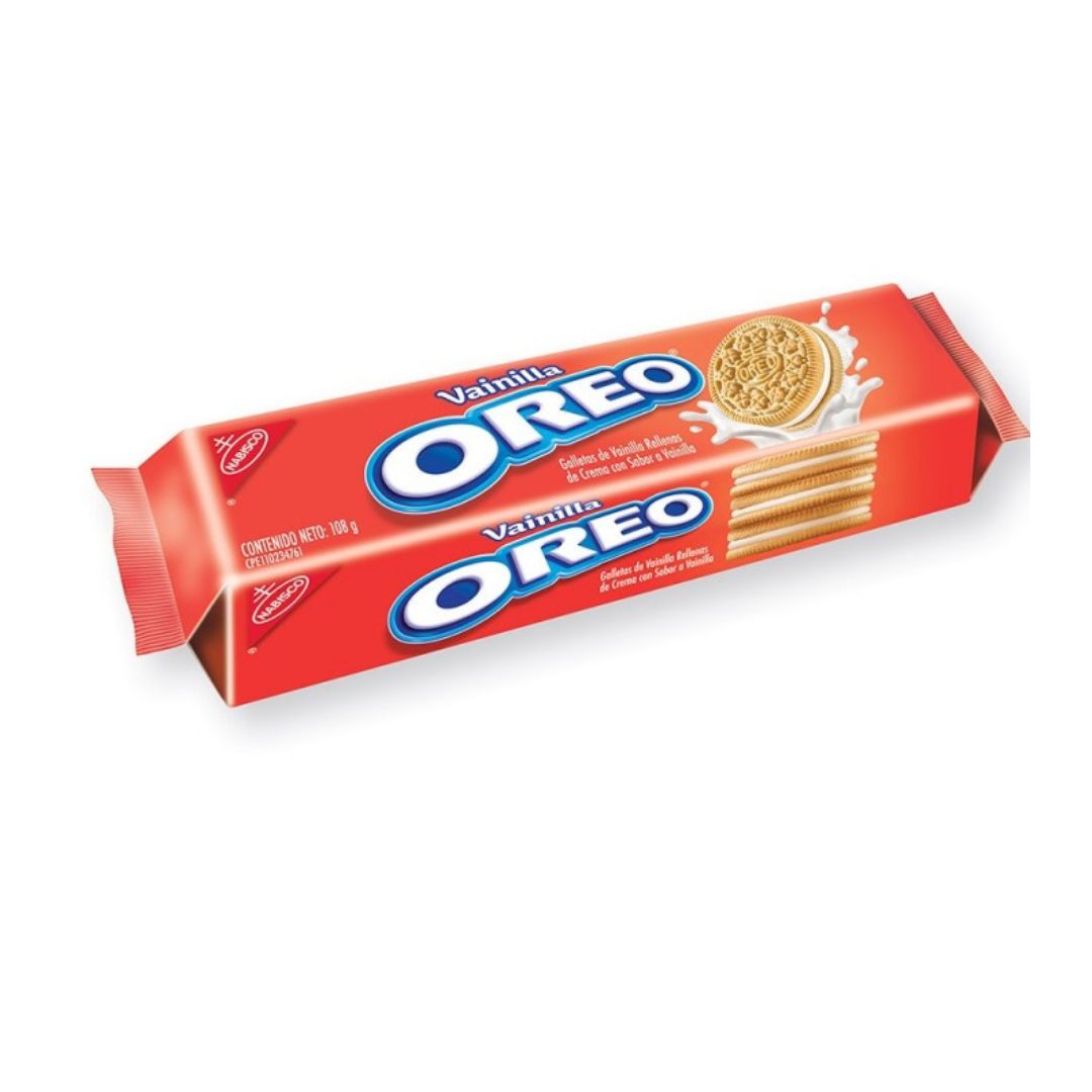 GALLETA OREO VAINILLA TUBO 96GR