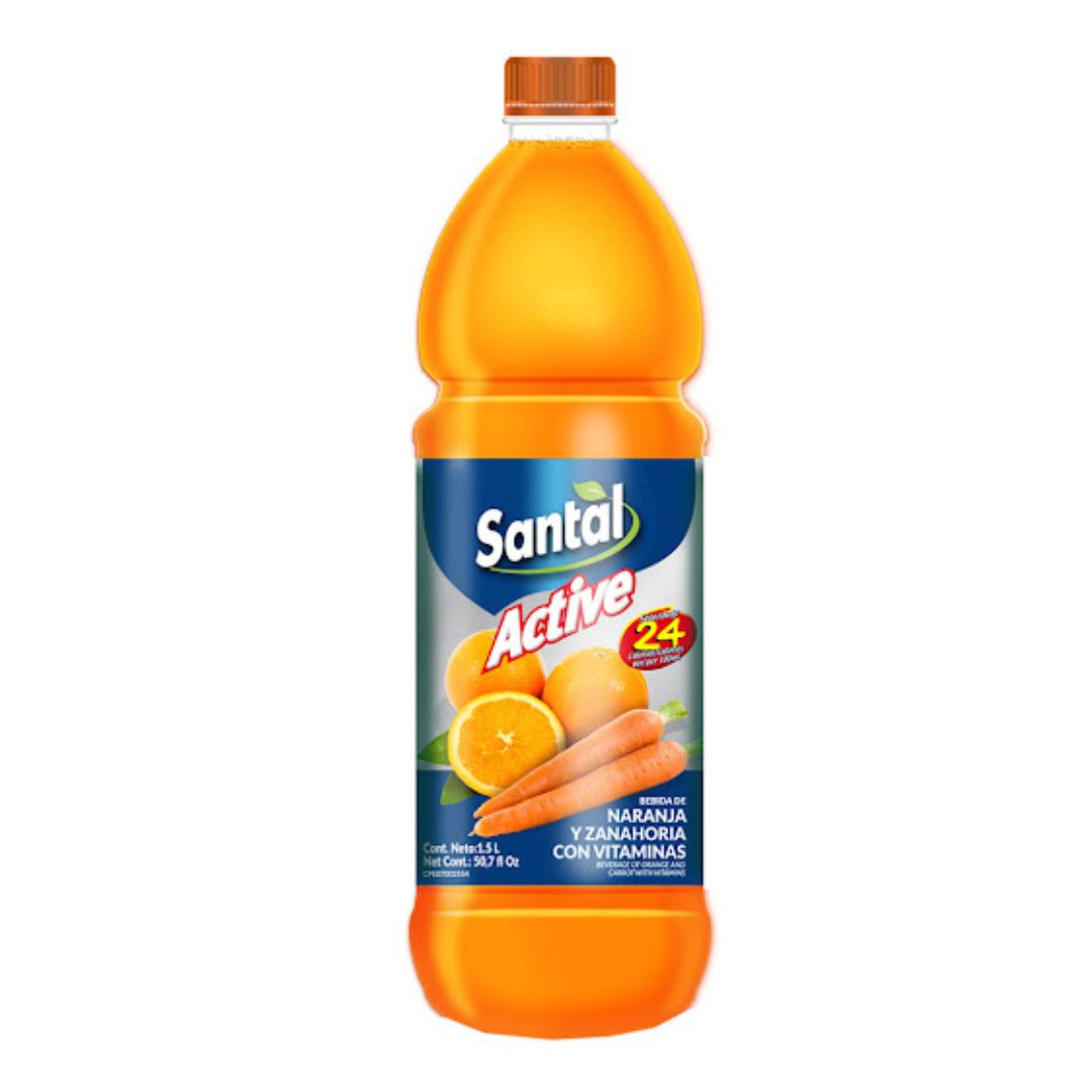 SANTAL ACTIVE ZANAHORIA Y NARANJA 1,5LT