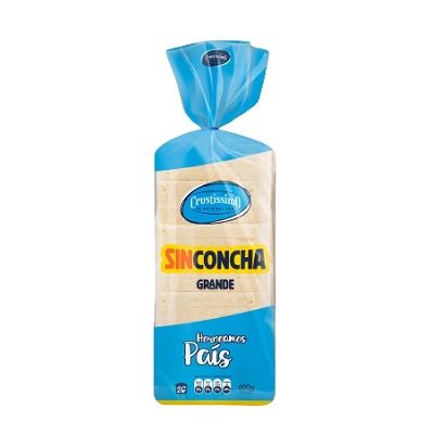 PAN DE SANDWICH SIN CONCHA CRUSTISSIMO 600GR