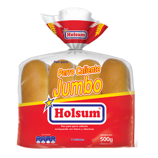 PAN HOLSUM PERRO JUMBO 500GR