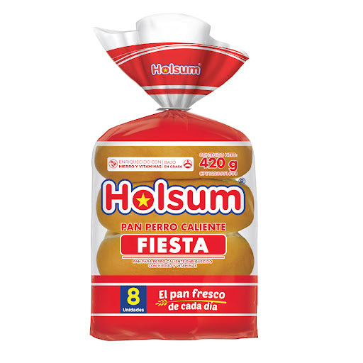 PAN HOLSUM PERRO FIESTA 420GR