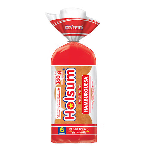 PAN HOLSUM HAMBURGUESA 360GR